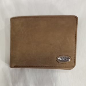 Tan Leather Nacona wallet.